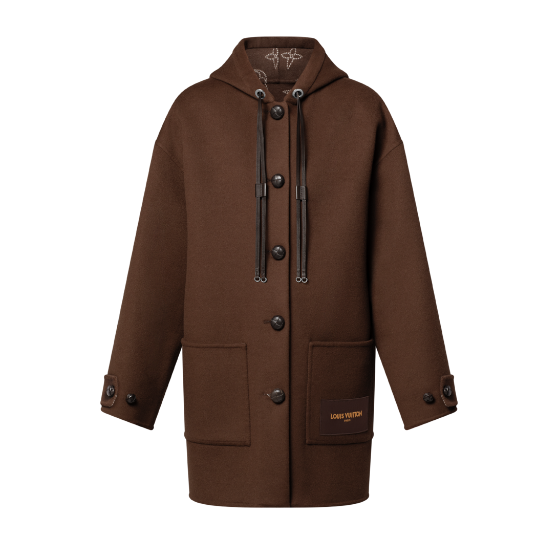 Hooded Button-Up Coat - Ready-to-Wear | LOUIS VUITTON